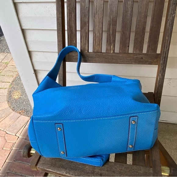 Dooney & Bourke Belvedere Logo Lock shoulder bag w Matching Coin Purse NEW - Picture 4 of 8